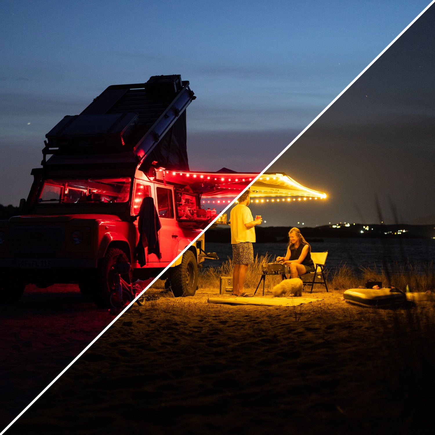 CAMPLIGHT AFTERGLOW - USB LICHTERKETTE | 2 FARBIG - THE SUNNYSIDE