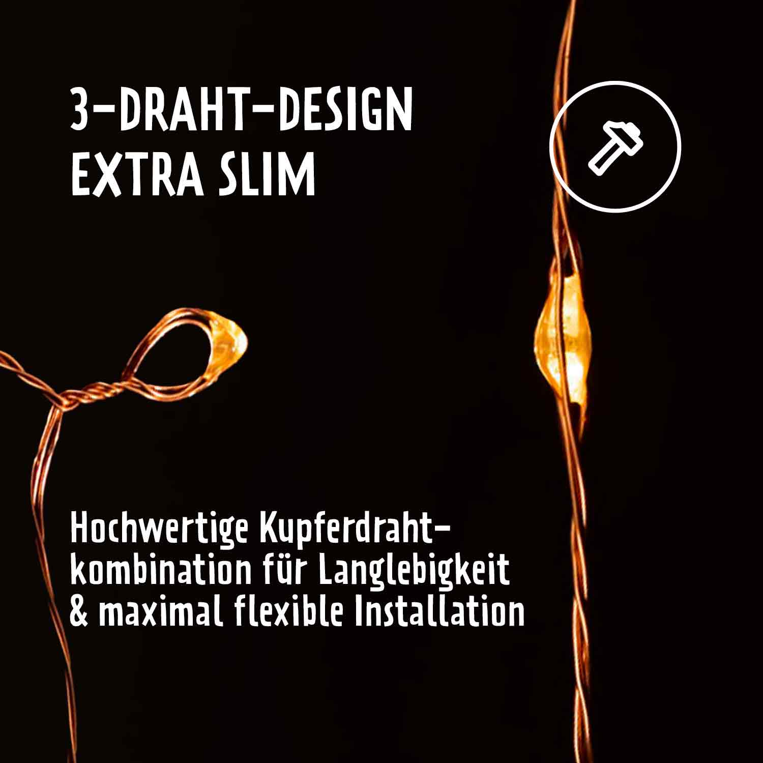 CAMPLIGHT USB-OUTDOOR-LICHTERKETTE - THE SUNNYSIDE