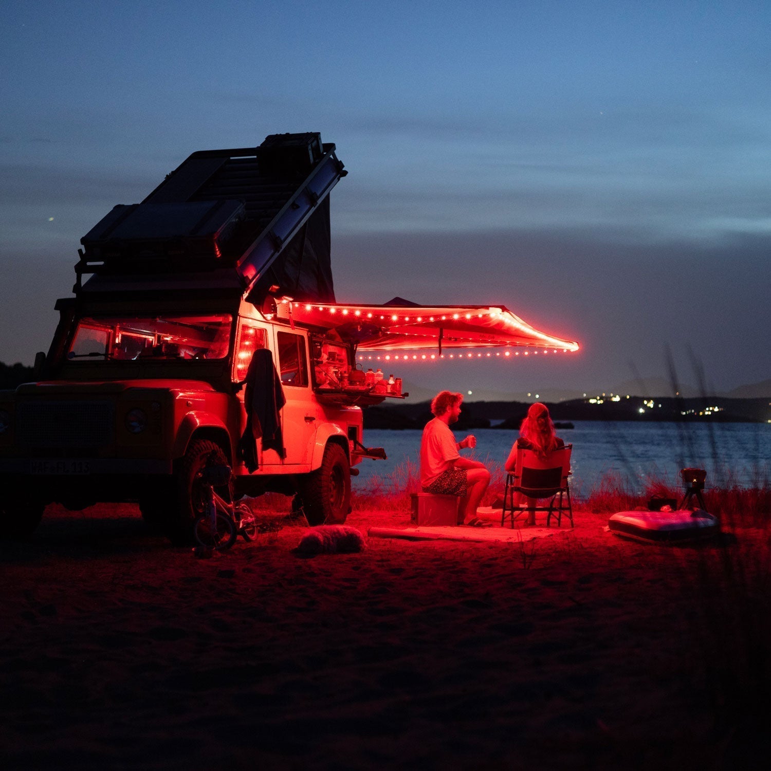 Warum die Lichtfarbe Amber beim Camping so genial ist (und kaum jemand darüber spricht)