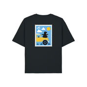 T-Shirt Yoga Bär & Defender, schwarz - THE SUNNYSIDE