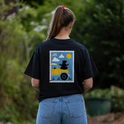 T-Shirt Yoga Bär & Defender, schwarz