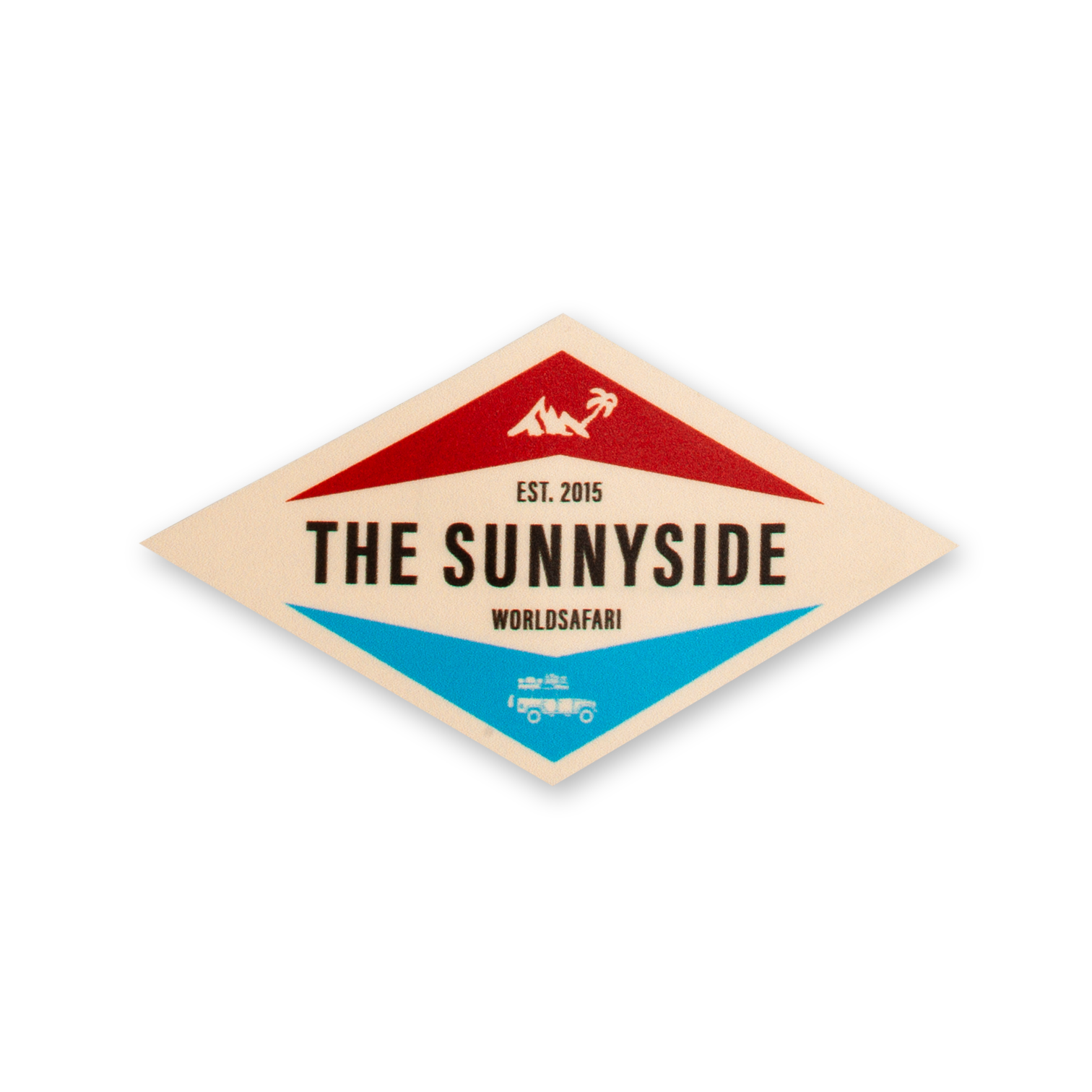 The Sunnyside als Karo Aufkleber - THE SUNNYSIDE