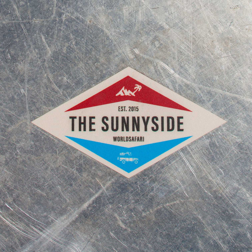 The Sunnyside als Karo Aufkleber - THE SUNNYSIDE