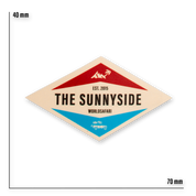 The Sunnyside als Karo Aufkleber - THE SUNNYSIDE
