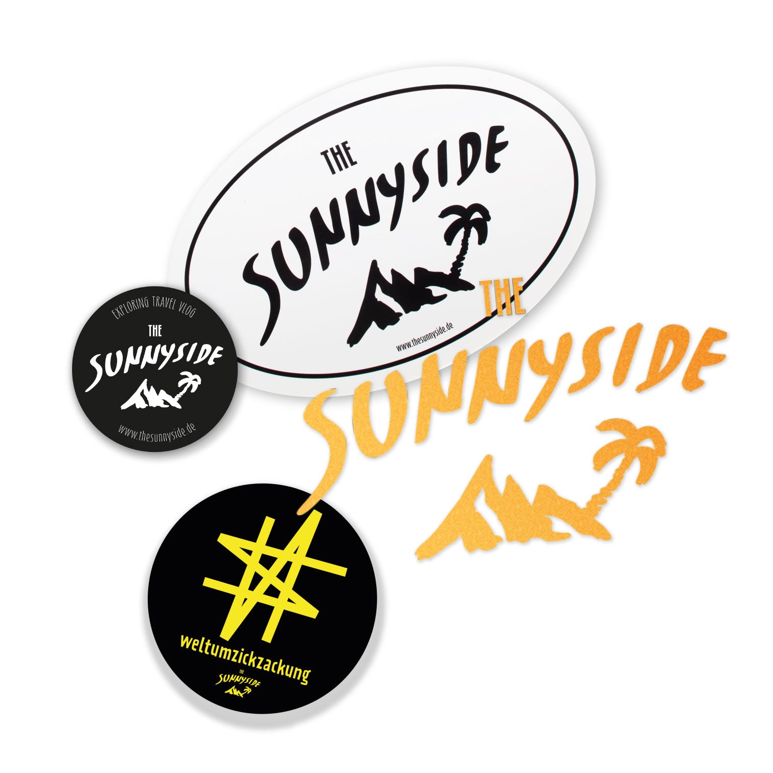 The Sunnyside Aufkleber Set - THE SUNNYSIDE