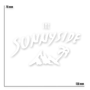Goldener Vinyl Aufkleber - THE SUNNYSIDE