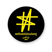 #weltumzickzackung Aufkleber - THE SUNNYSIDE